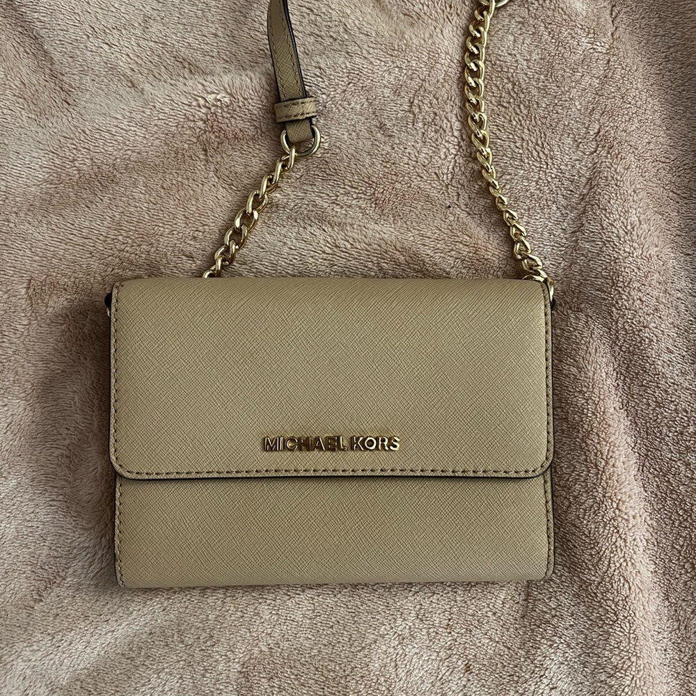 Michael Kors Tan Crossbody Bag